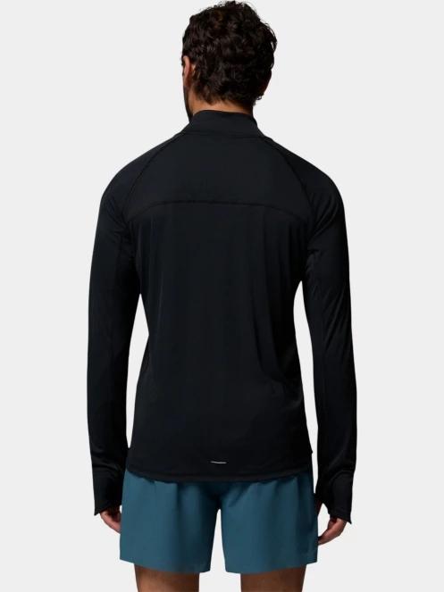 Columbia Stealth Spring Long Sleeve Half Zip Tee férfi hosszú ujjú sport póló fekete színben 4