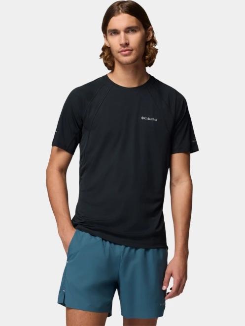 Columbia Stealth Spring Short Sleeve Tee férfi rövid ujjú sport póló fekete színben 2
