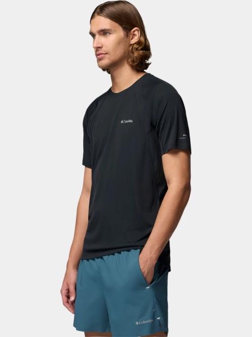 Columbia Stealth Spring Short Sleeve Tee férfi rövid ujjú sport póló fekete színben 3