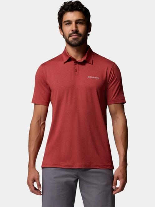 Columbia Parsons Point Polo férfi galléros póló piros színben 2