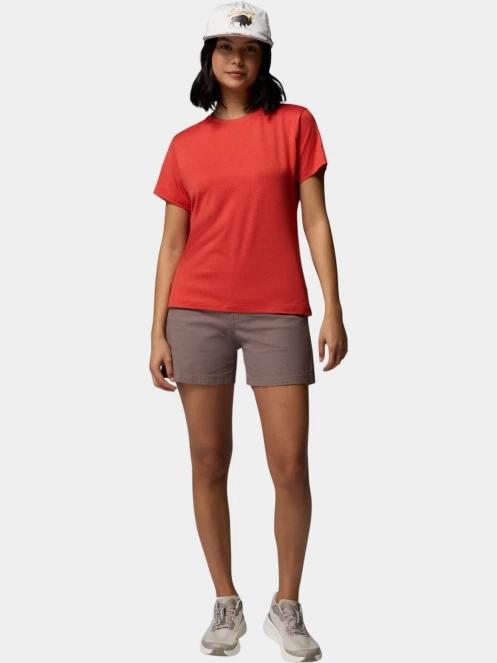 Columbia Parsons Point Back Graphic Tee női rövid ujjú póló piros színben 5