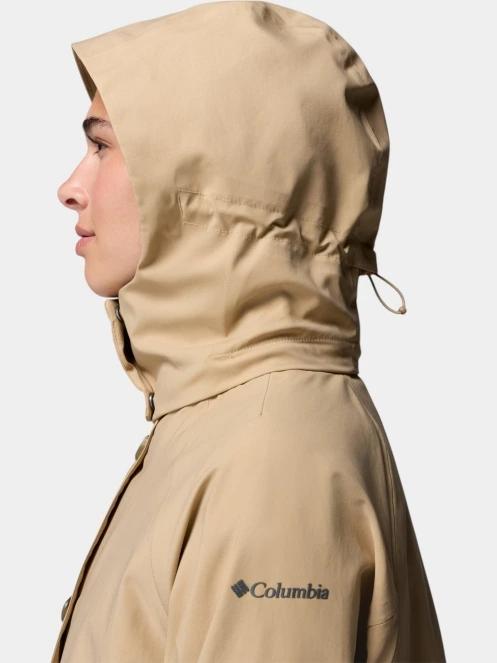 Columbia Amazetrench Rain Jacket női esőkabát barna színben 9