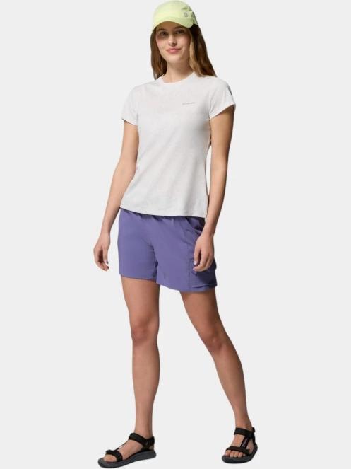 Columbia Bluebird Canyon II Short Sleeve Crew női rövid ujjú sport póló fehér színben 5