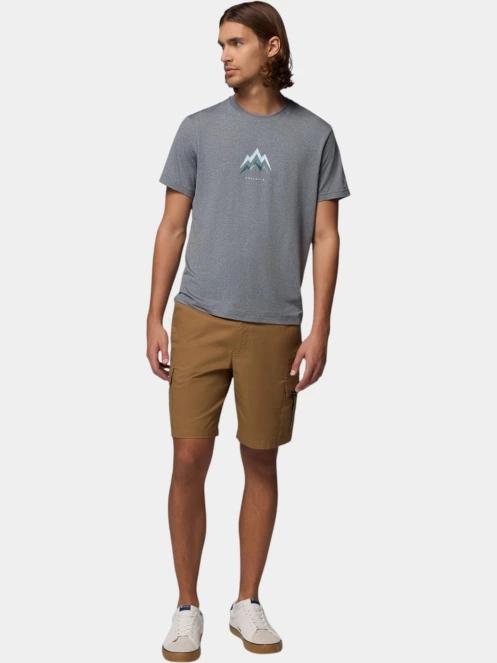 Columbia Parsons Point Short Sleeve Graphic Tee férfi rövid ujjú sport póló szürke színben 5