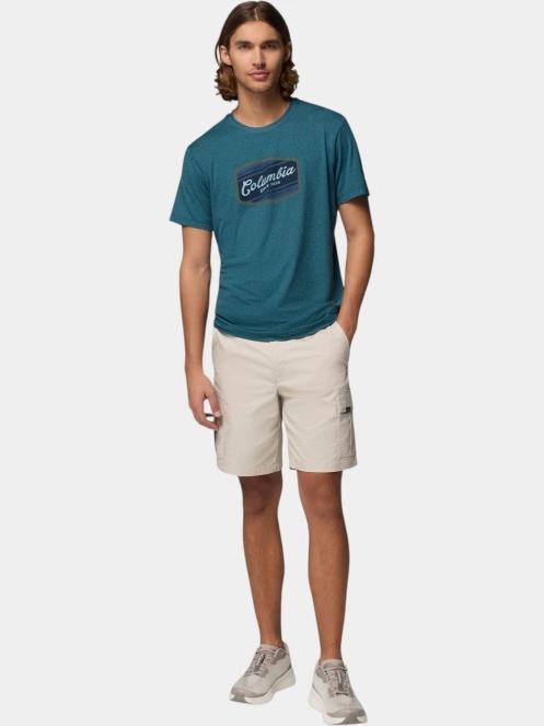 Columbia Parsons Point Short Sleeve Graphic Tee férfi rövid ujjú sport póló kék színben 5