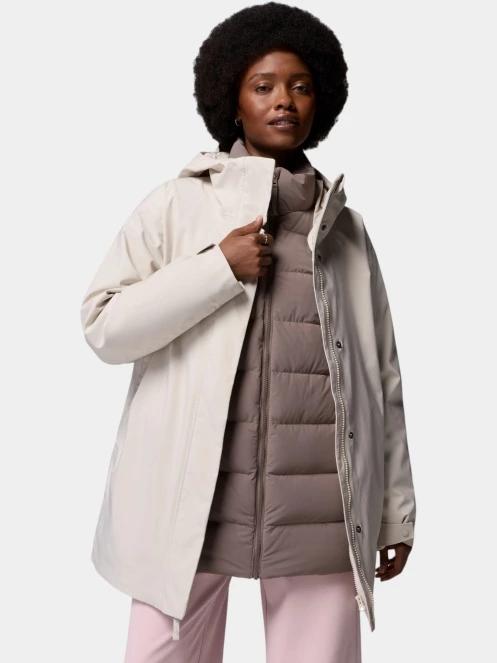 Columbia Amaze Puff Interchange Jacket női 3 az 1-ben kabát homok színben 6