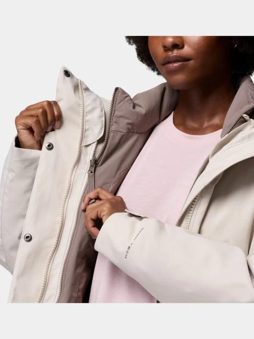 Columbia Amaze Puff Interchange Jacket női 3 az 1-ben kabát homok színben 8