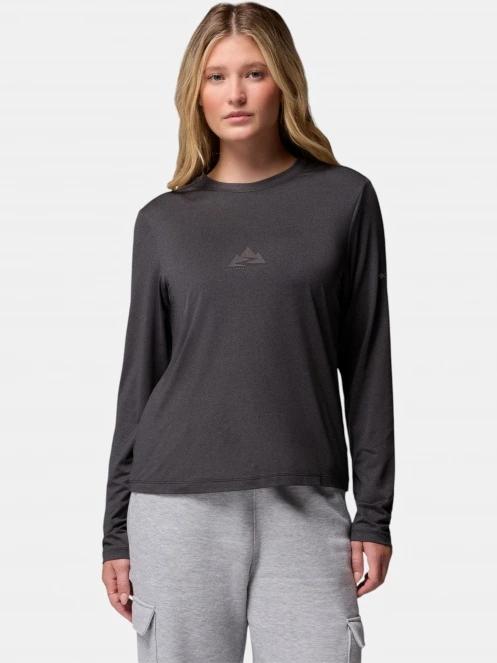 Columbia Parsons Point Long Sleeve Graphic Tee női hosszú ujjú póló fekete színben 2