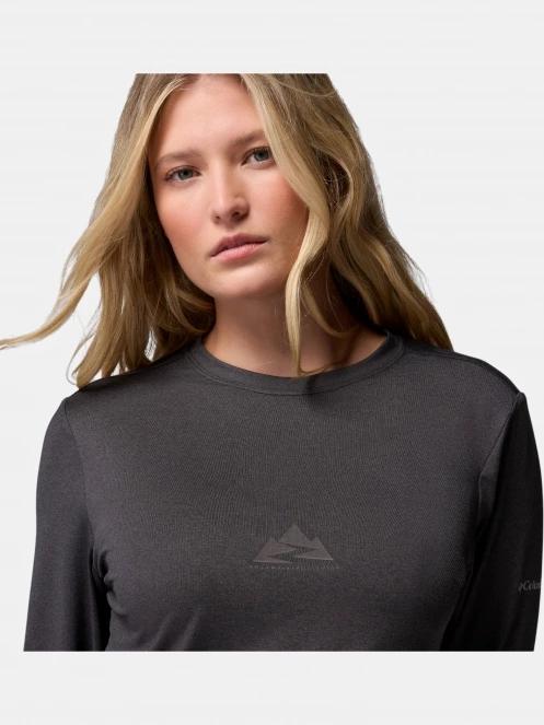 Columbia Parsons Point Long Sleeve Graphic Tee női hosszú ujjú póló fekete színben 6