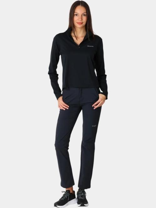 Columbia Seeker Legend 1/4 Zip II női hosszú ujjú sport póló fekete színben 5