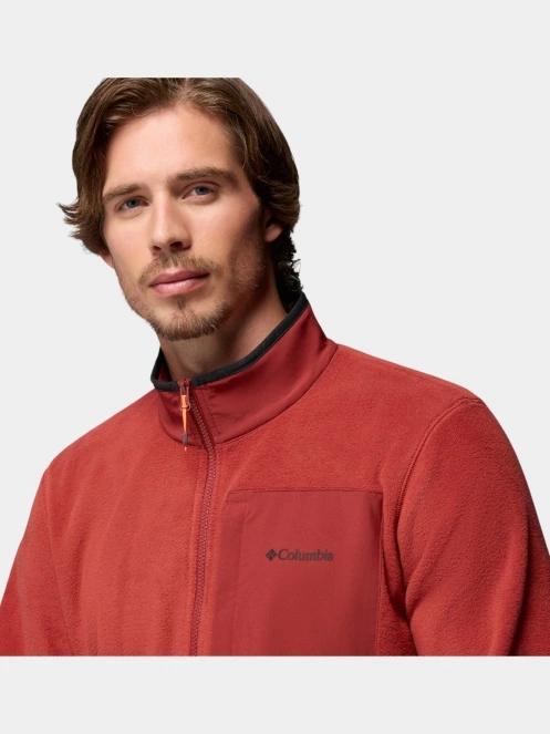 Columbia Pacific Arch 200 1/2 Zip Fleece M férfi polár pulóver piros színben 6