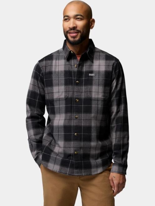 Columbia Pitchstone Stretch Flannel férfi hosszú ujjú ing fekete színben 2