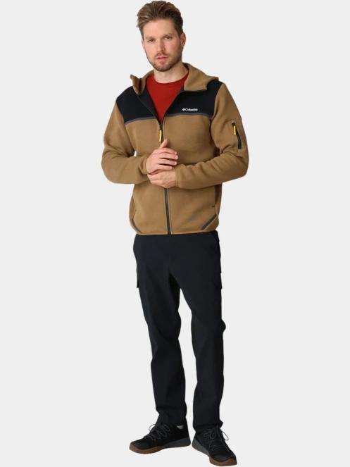 Columbia Agate Rock Hoodie férfi kapucnis pulóver oliva színben 5