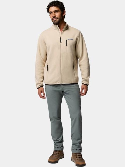 Columbia Sweater Weather Full Zip férfi polár pulóver homok színben 5