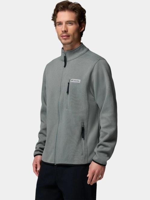 Columbia Sweater Weather Full Zip férfi polár pulóver zöld színben 3