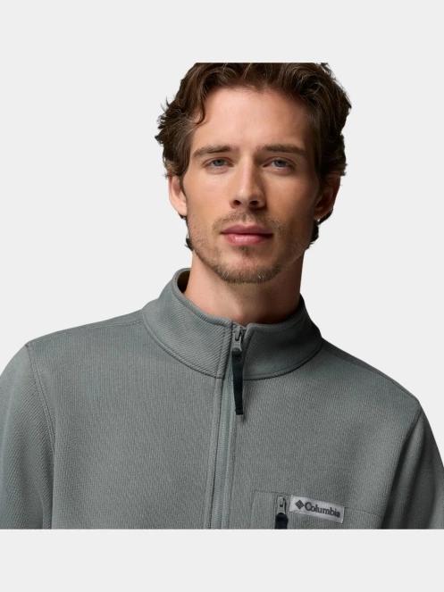 Columbia Sweater Weather Full Zip férfi polár pulóver zöld színben 7