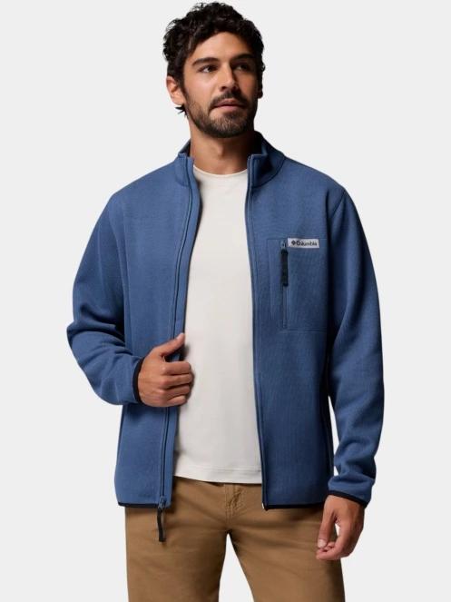 Columbia Sweater Weather Full Zip férfi polár pulóver sötétkék színben 6