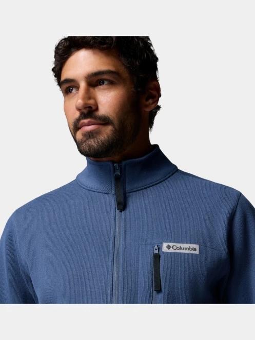 Columbia Sweater Weather Full Zip férfi polár pulóver sötétkék színben 7