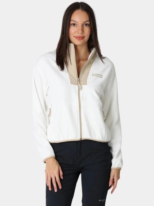 Columbia Sequoia Grove II Full Zip női polár pulóver homok színben 2