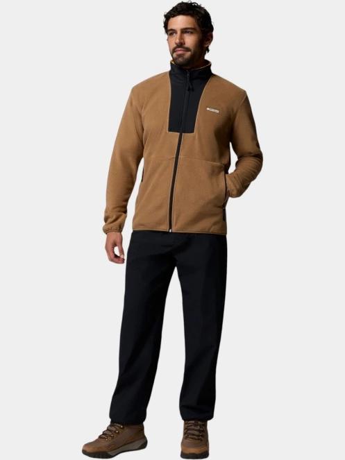 Columbia Sequoia Grove II FZ Fleece férfi polár pulóver oliva színben 5