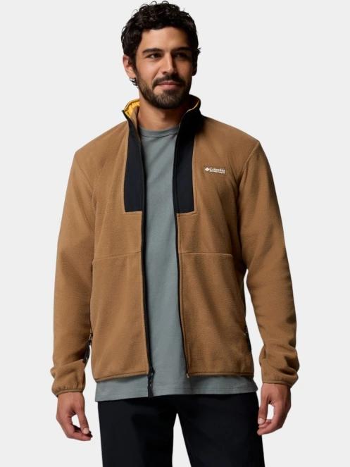 Columbia Sequoia Grove II FZ Fleece férfi polár pulóver oliva színben 6