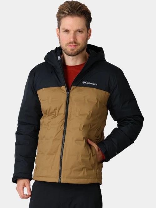 Columbia Grand Trek IV Down Hooded Jacket férfi pehelykabát oliva színben 2