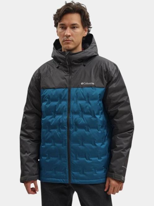 Columbia Grand Trek IV Down Hooded Jacket férfi pehelykabát kék színben 2
