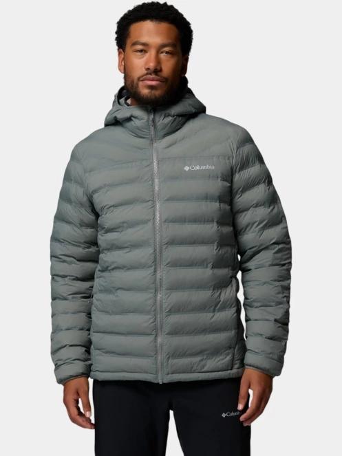 Columbia Terwilliger Trail Heat Seal Hooded Jacket férfi steppelt átmeneti kabát zöld színben 2