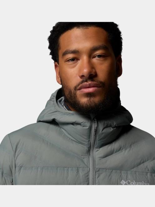 Columbia Terwilliger Trail Heat Seal Hooded Jacket férfi steppelt átmeneti kabát zöld színben 8