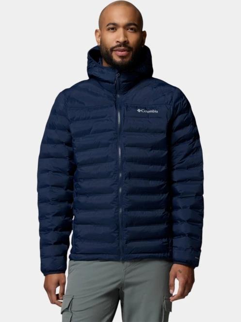 Columbia Terwilliger Trail Heat Seal Hooded Jacket férfi steppelt átmeneti kabát sötétkék színben 2