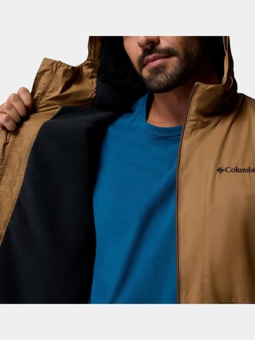 Columbia Glenbrook Bend Fleece Lined Jacket férfi átmeneti kabát oliva színben 7