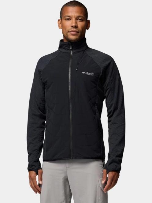 Columbia Arctic Crest II Hybrid Full Zip férfi hibrid felső fekete színben 2