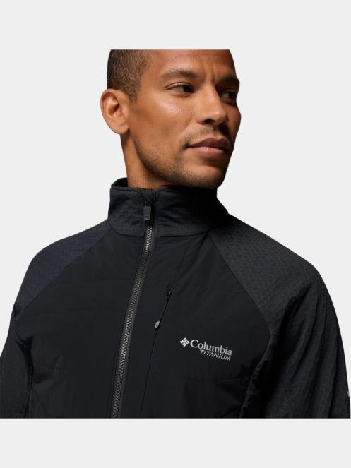 Columbia Arctic Crest II Hybrid Full Zip férfi hibrid felső fekete színben 9