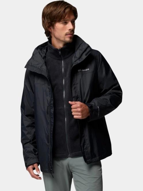 Columbia Watertight Interchange Jacket férfi 3 az 1-ben kabát fekete színben 6