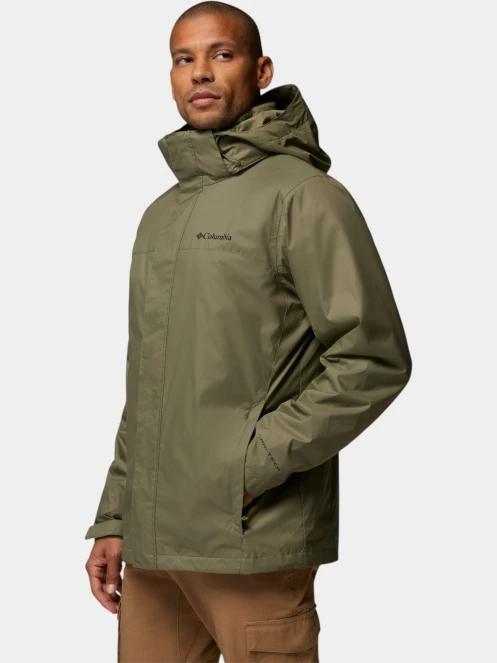 Columbia Watertight Interchange Jacket férfi 3 az 1-ben kabát zöld színben 3