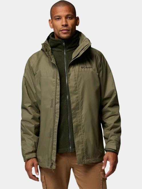 Columbia Watertight Interchange Jacket férfi 3 az 1-ben kabát zöld színben 5