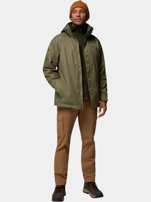 Columbia Watertight Interchange Jacket férfi 3 az 1-ben kabát zöld színben 7