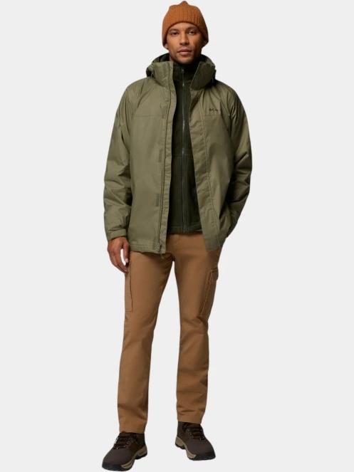 Columbia Watertight Interchange Jacket férfi 3 az 1-ben kabát zöld színben 8