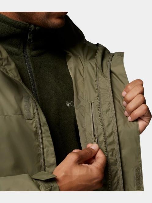Columbia Watertight Interchange Jacket férfi 3 az 1-ben kabát zöld színben 10