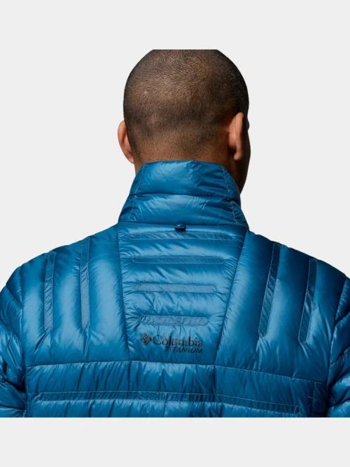Columbia Endevour Mountain Down Jacket férfi pehelykabát kék színben 9