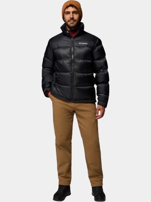 Columbia Street Heights Heat seal Down Puffer férfi pehelykabát fekete színben 5