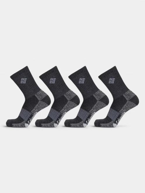 Columbia 4PP Moisture Control Basic Crew férfi zokni fekete színben 2