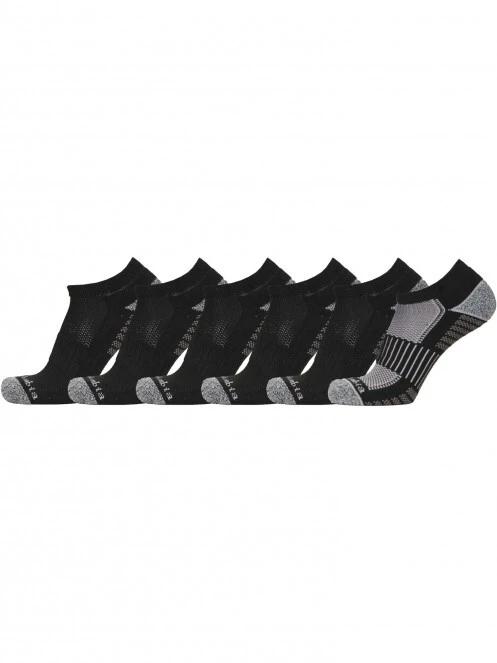 Columbia 6PP ATHLETIC FASHION NO-SHOW WITH PIQUE FOOTBED Medium weight Half cushion titokzokni fekete színben 2