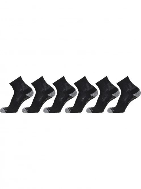 Columbia 6PP Fashion Quarter With Pique Footbed férfi bokazokni fekete színben 2