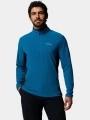 Columbia Klamath Range II Half Zip férfi polár pulóver kék színben 1