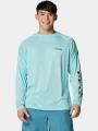 Columbia Terminal Tackle LS Shirt férfi hosszú ujjú sport póló kék színben 1