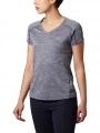 Columbia Zero Rules Short Sleeve Shirt női rövid ujjú sport póló kék színben 1