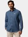 Columbia Cornell Woods Flannel Long Sleeve Shirt férfi hosszú ujjú ing kék színben 1