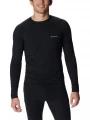Columbia Midweight Stretch Long Sleeve Top férfi aláöltöző felső fekete színben 1