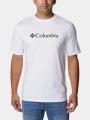 Columbia CSC Basic Logo Short Sleeve Shirt férfi rövid ujjú póló fehér színben 1